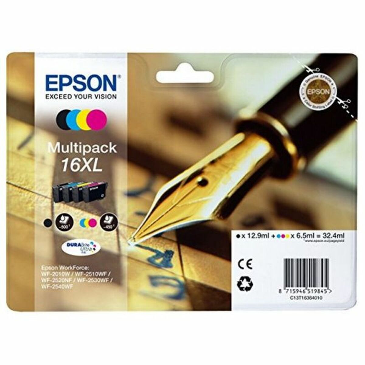 Original Bläckpatron Epson Multipack 16XL Magenta - 4