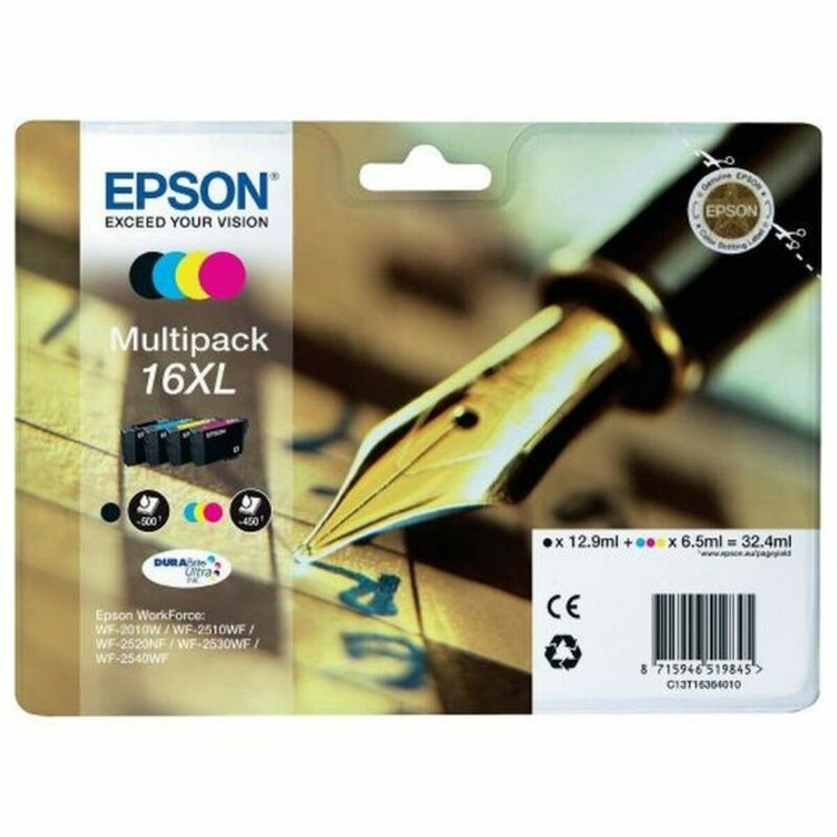 Original Bläckpatron Epson Multipack 16XL Magenta - 3