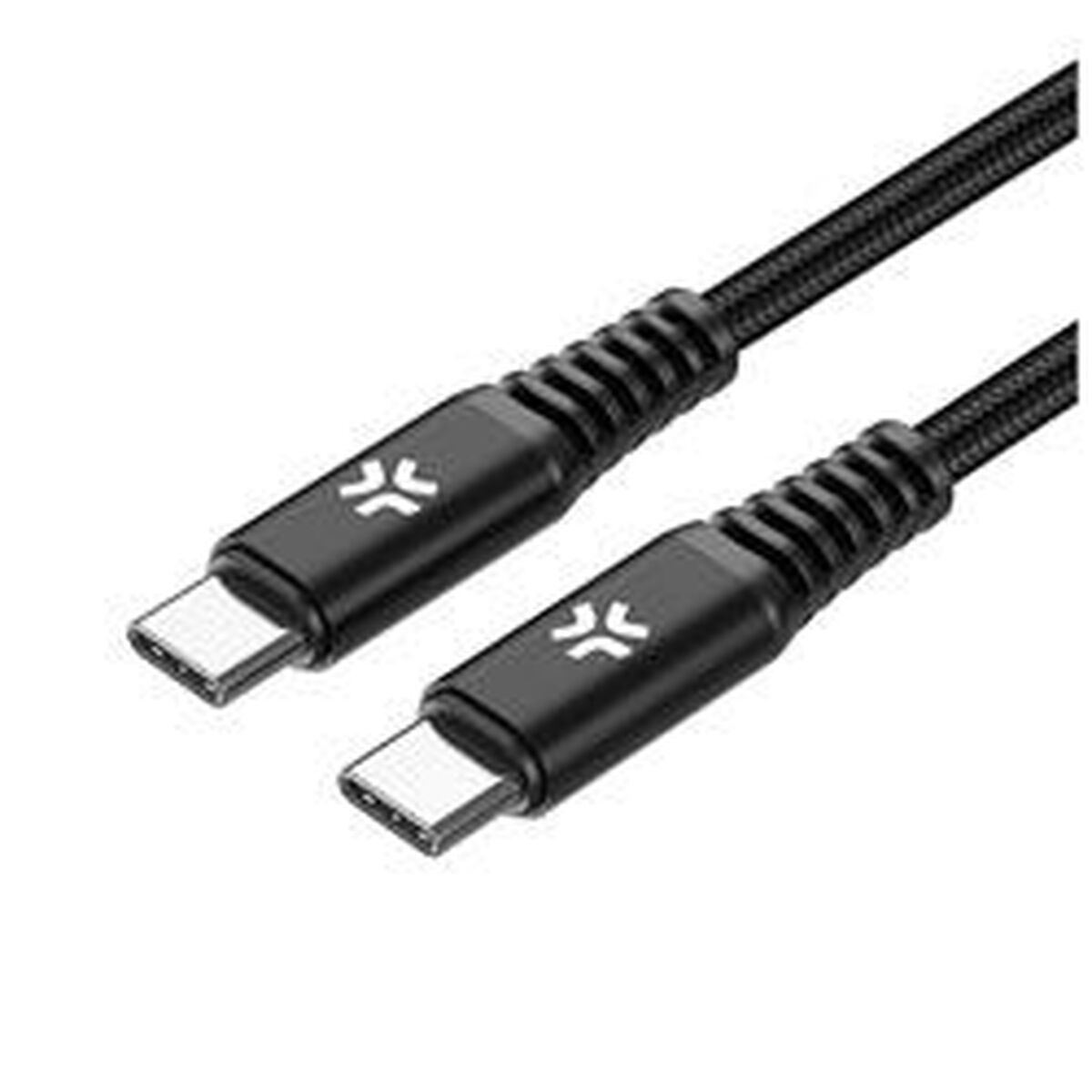 USB-C-kabel Celly USBCUSBC100WBK Svart 2 m