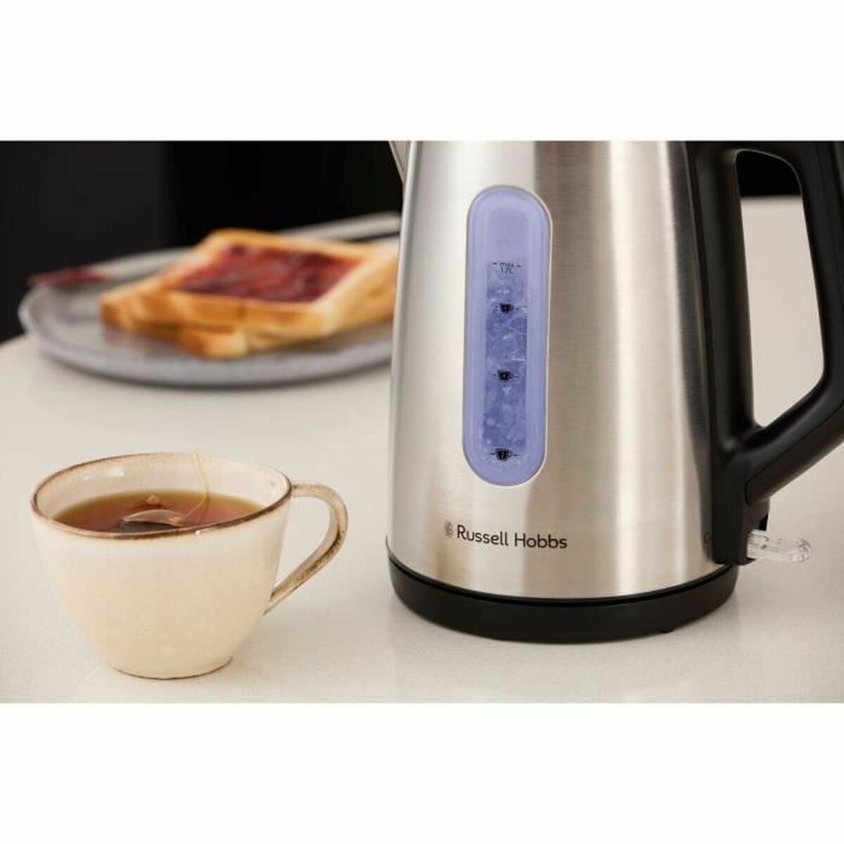 Vattenkokare Russell Hobbs Svart Rostfritt stål 2400 W 1,7 L - 2