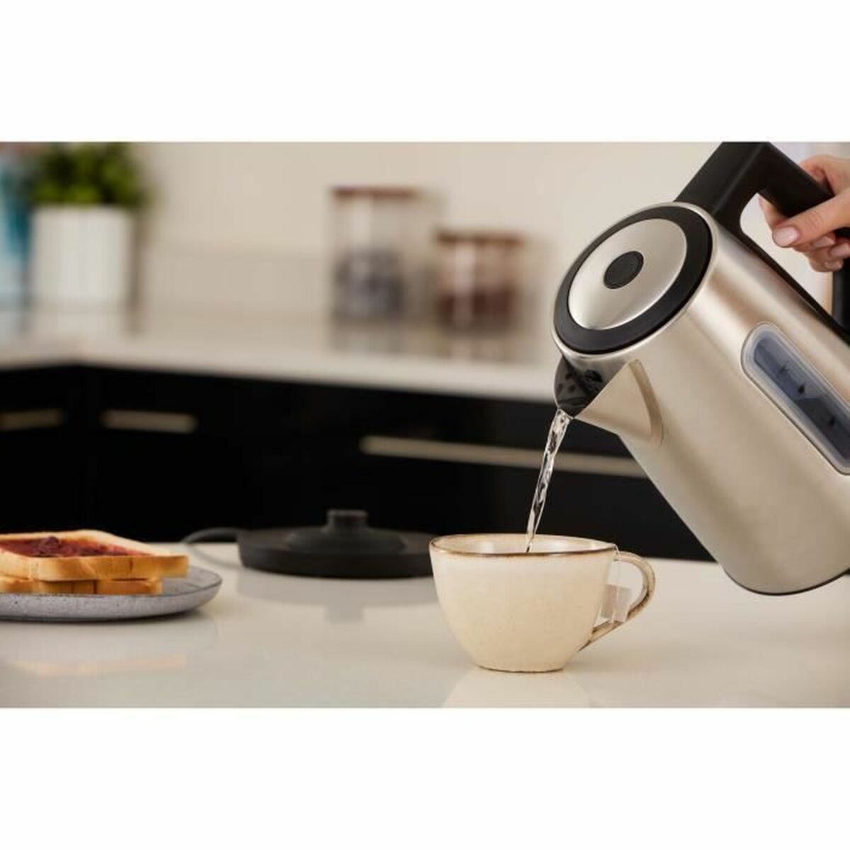 Vattenkokare Russell Hobbs Svart Rostfritt stål 2400 W 1,7 L - 3