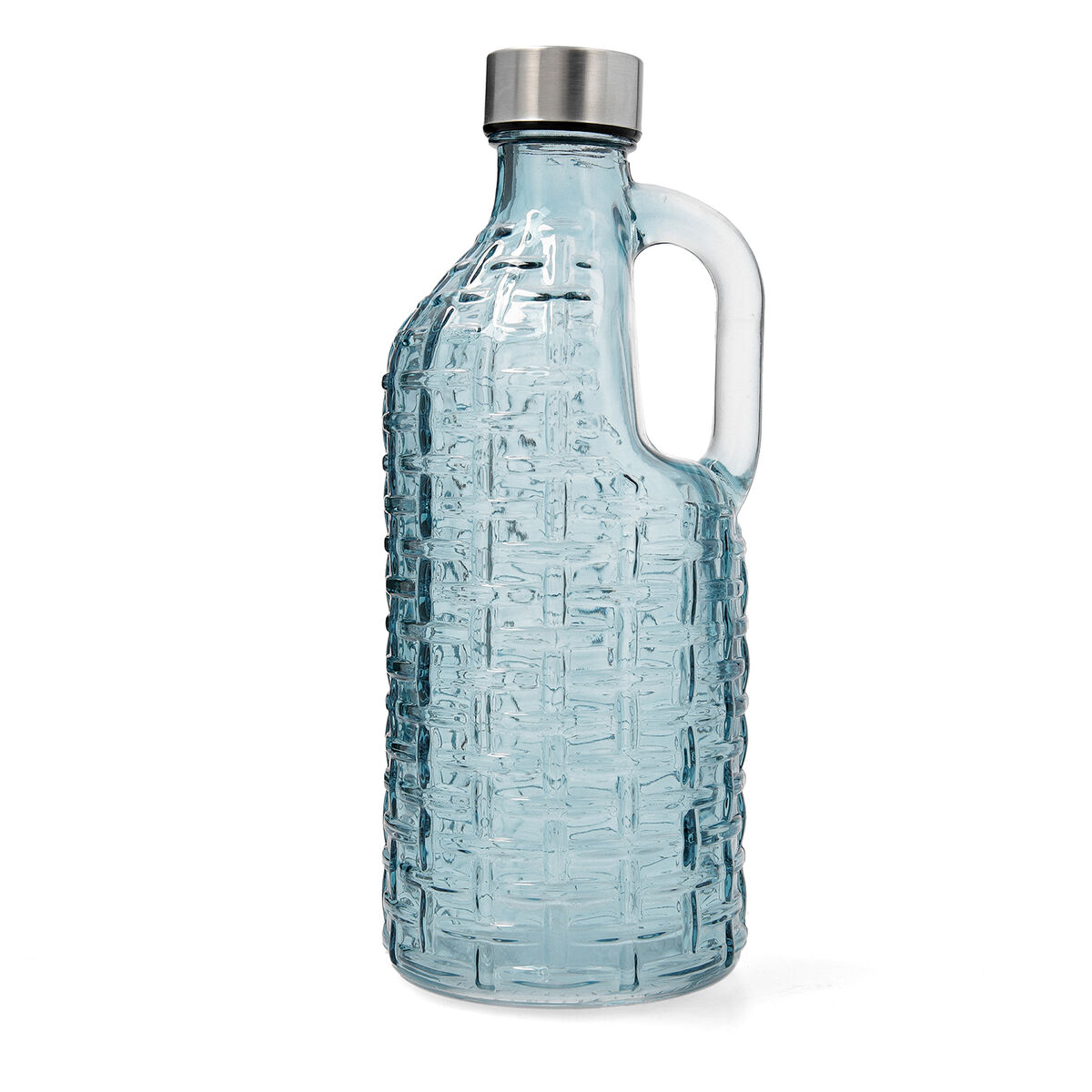 Vattenflaska Quid Calypso Blå Glas 1 L (12 antal) - 3