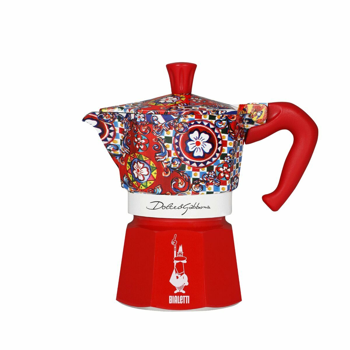 Italiensk Kaffepanna Bialetti MOKA EXPRESS D&G 3T Aluminium Bakelit 3 Csészék