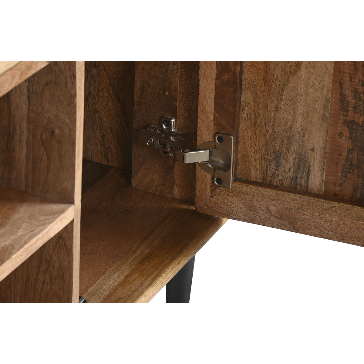 TV-möbler DKD Home Decor Naturell Metall Mangoträ 140 x 40 x 55 cm - 9