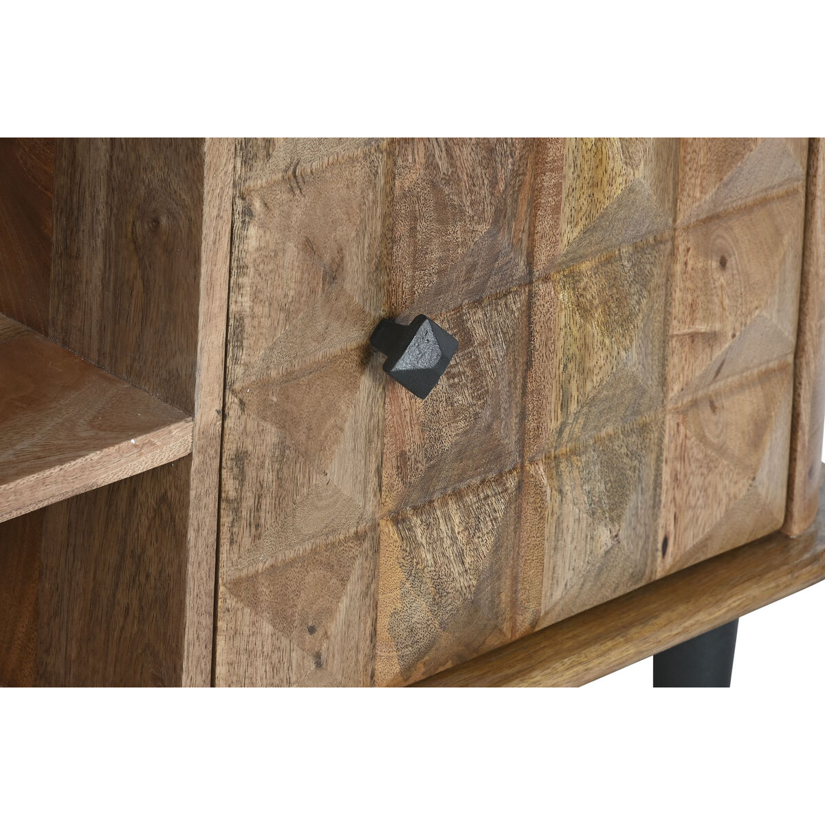 TV-möbler DKD Home Decor Naturell Metall Mangoträ 140 x 40 x 55 cm - 4
