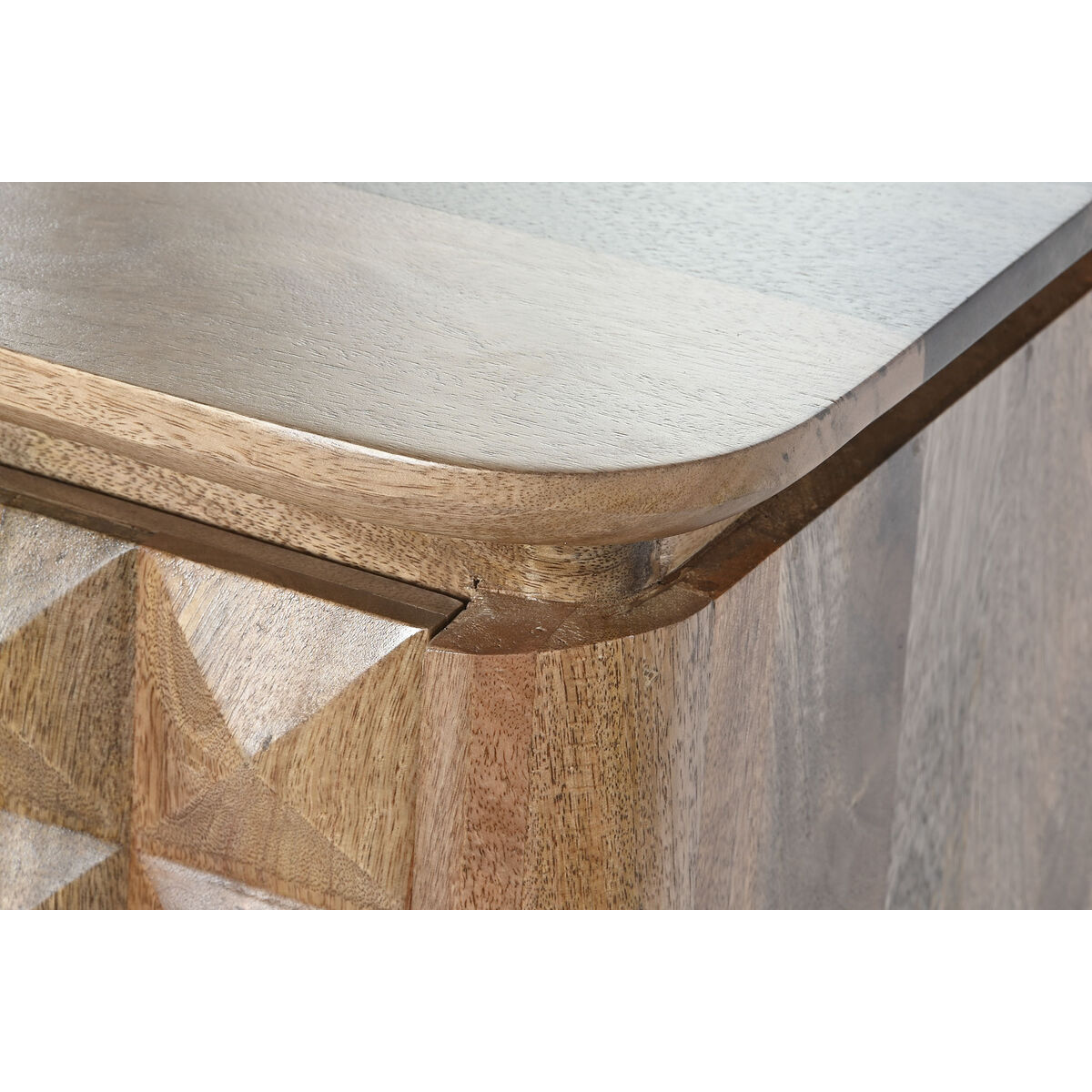 TV-möbler DKD Home Decor Naturell Metall Mangoträ 140 x 40 x 55 cm - 6