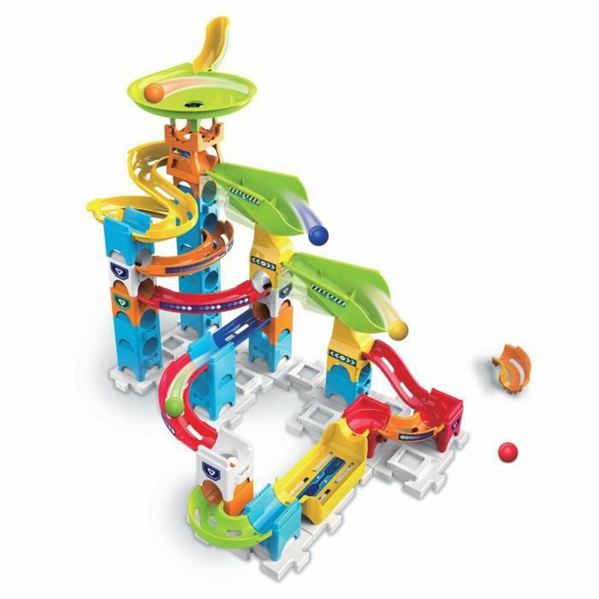 Kulspel Vtech Marble Rush Marble Run - Beginner Set Bana + 4 år Bana med Ramper 47 Delar - 3