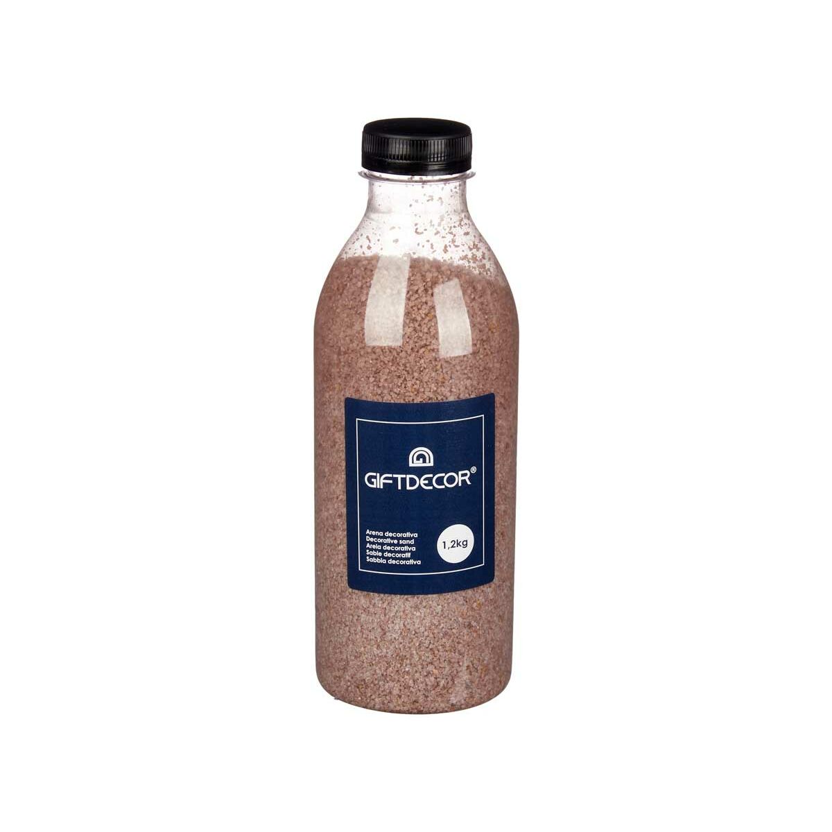 Dekorativ Sand Gift Decor Brun 1,2 kg 7,5 x 21,8 x 7,5 cm (12 antal) - 3