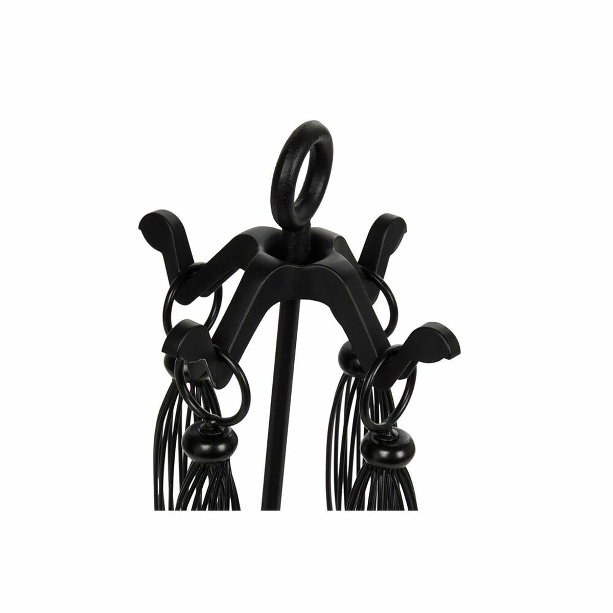 Brastillbehör DKD Home Decor Svart Gjutjärn (21,5 x 21,5 x 66 cm) - 3