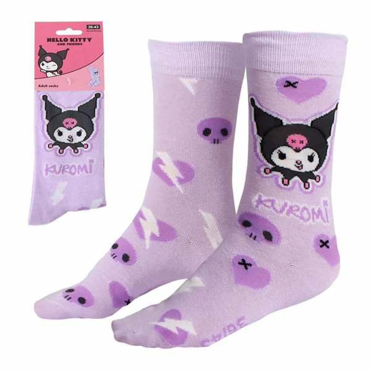 Strumpor Kuromi Violett
