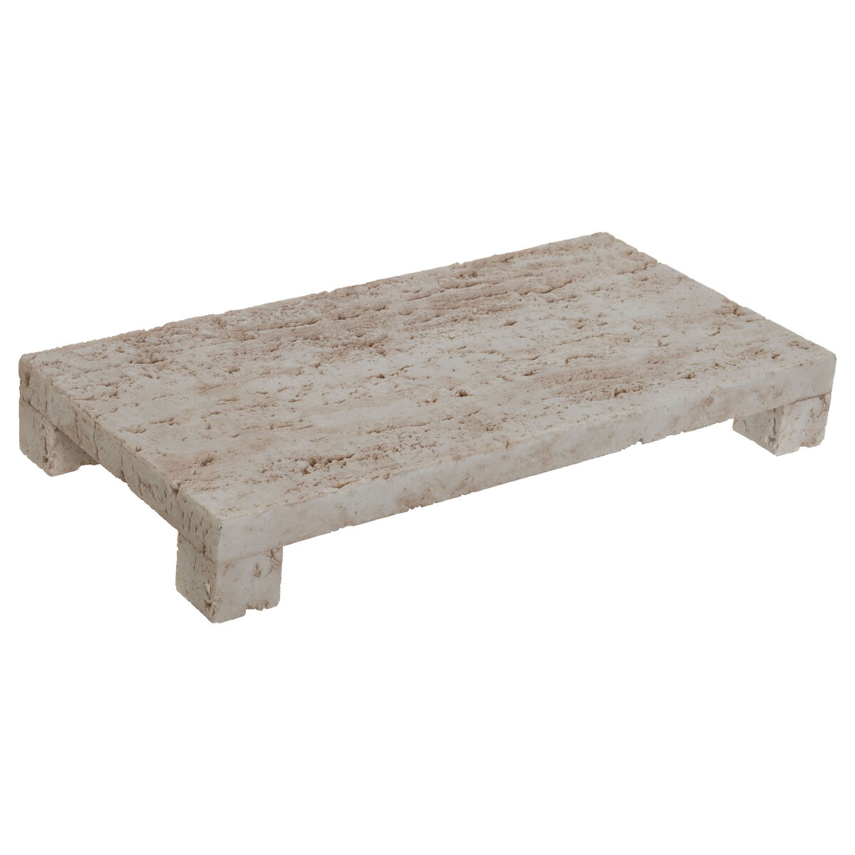 Bordsdekoration Home ESPRIT Beige Harts 34 x 17 x 4 cm