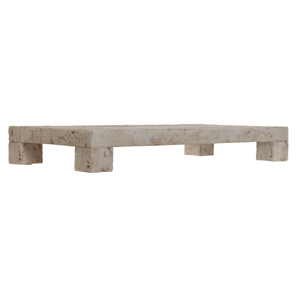 Bordsdekoration Home ESPRIT Beige Harts 34 x 17 x 4 cm - 4