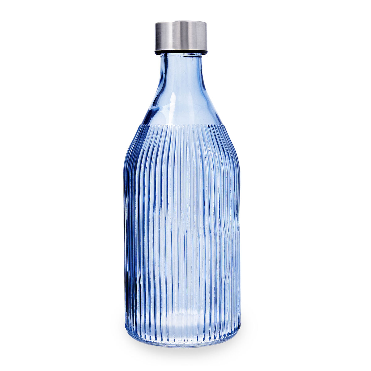 Vattenflaska Quid Maison Marinblå Glas 1 L (12 antal) - 2