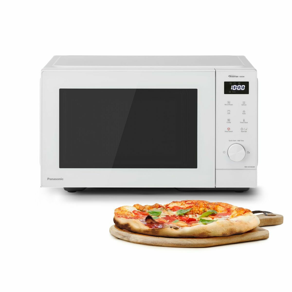 Mikrovågsugn med Grill Panasonic NN-GD34QWEPG Vit