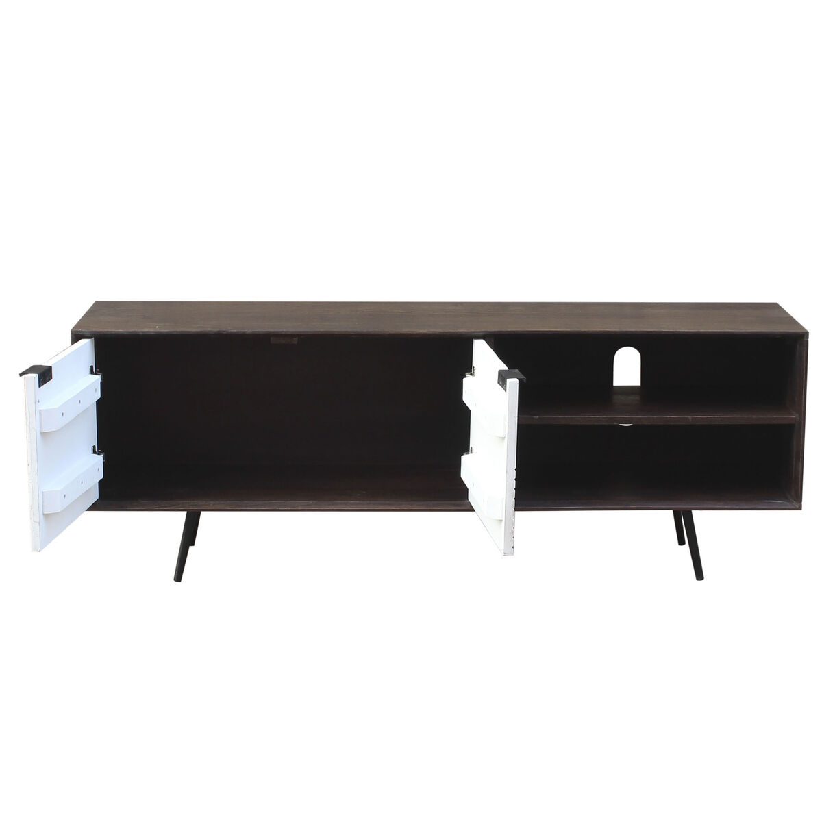 TV-möbler DKD Home Decor Mörkbrun 140 x 35 x 50 cm Mangoträ - 2