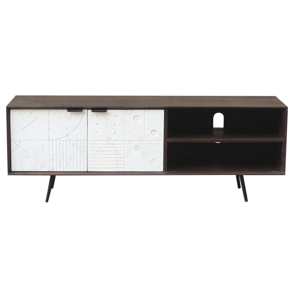 TV-möbler DKD Home Decor Mörkbrun 140 x 35 x 50 cm Mangoträ - 6