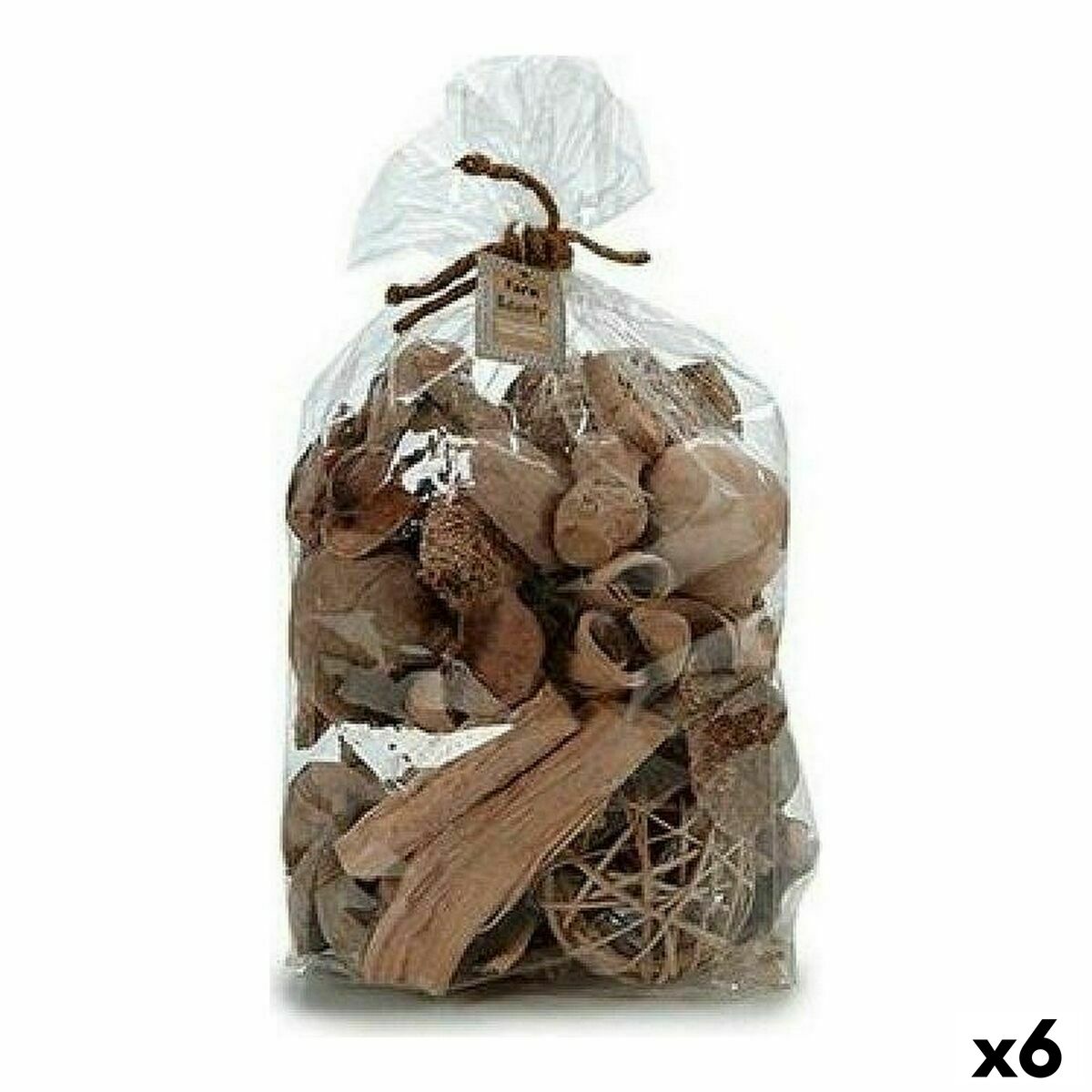 Dekorativa blommor Brun 17 x 32 x 23 cm (6 antal) - 3