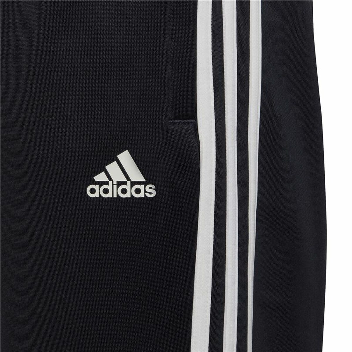 Nederdel träningsoverall för barn Adidas Designed To Move 3 band Svart - 5