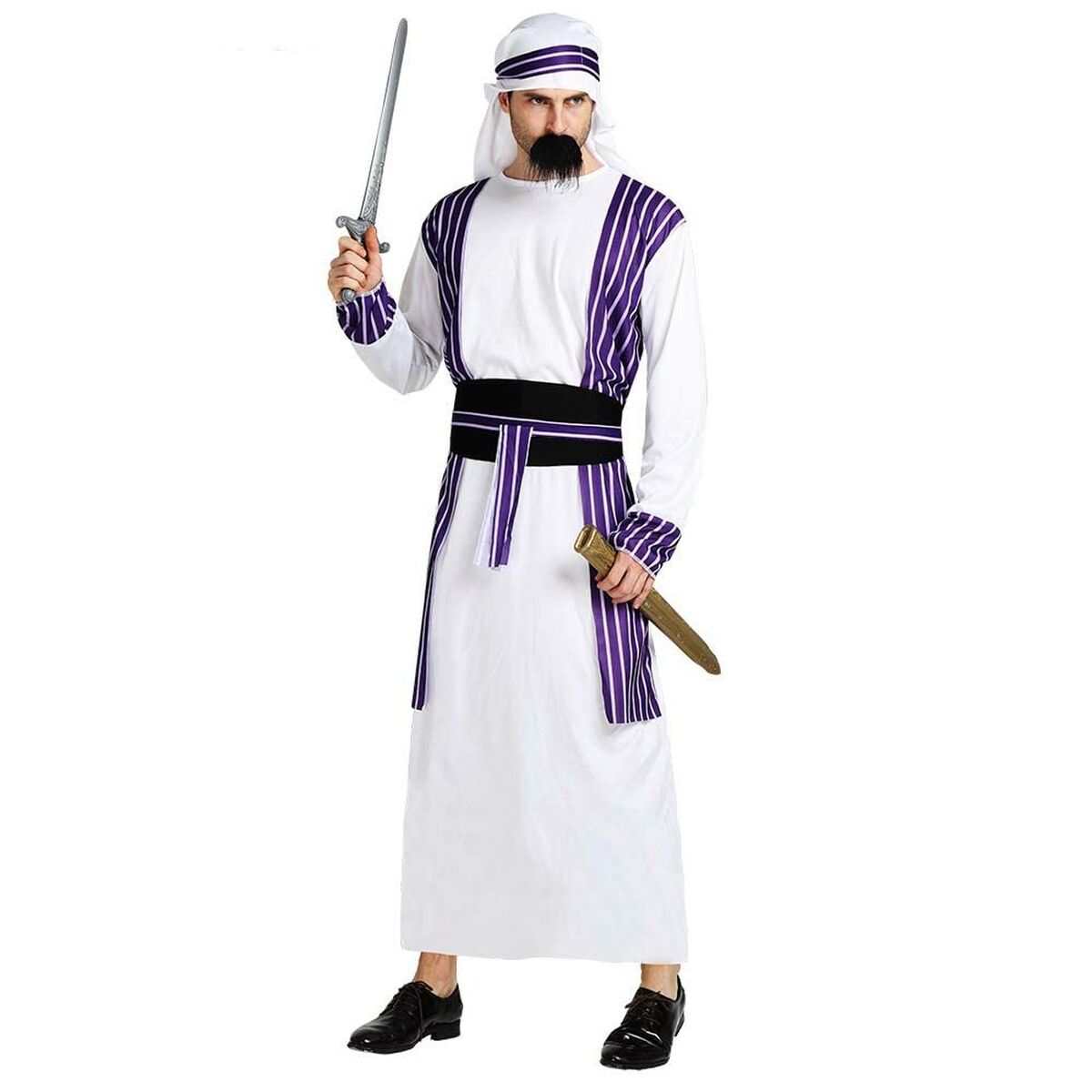 Maskeraddräkt vuxna Arab Vit (Renoverade A) - 5