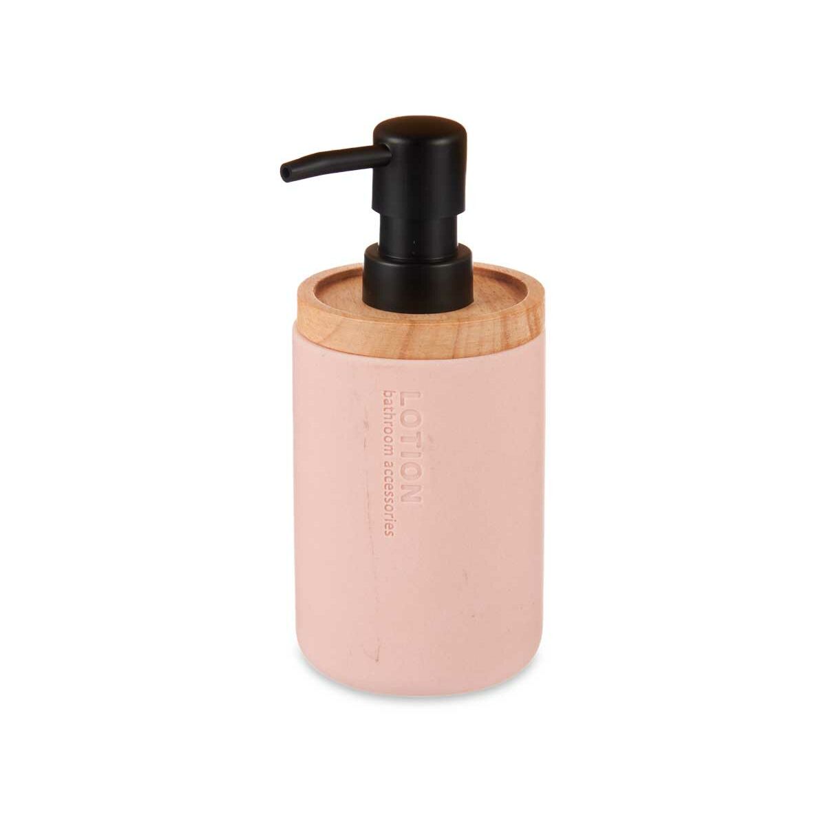 Tvåldispenser Berilo Rosa Trä Harts Plast 9,5 x 18,5 x 7,8 cm (6 antal) - 5