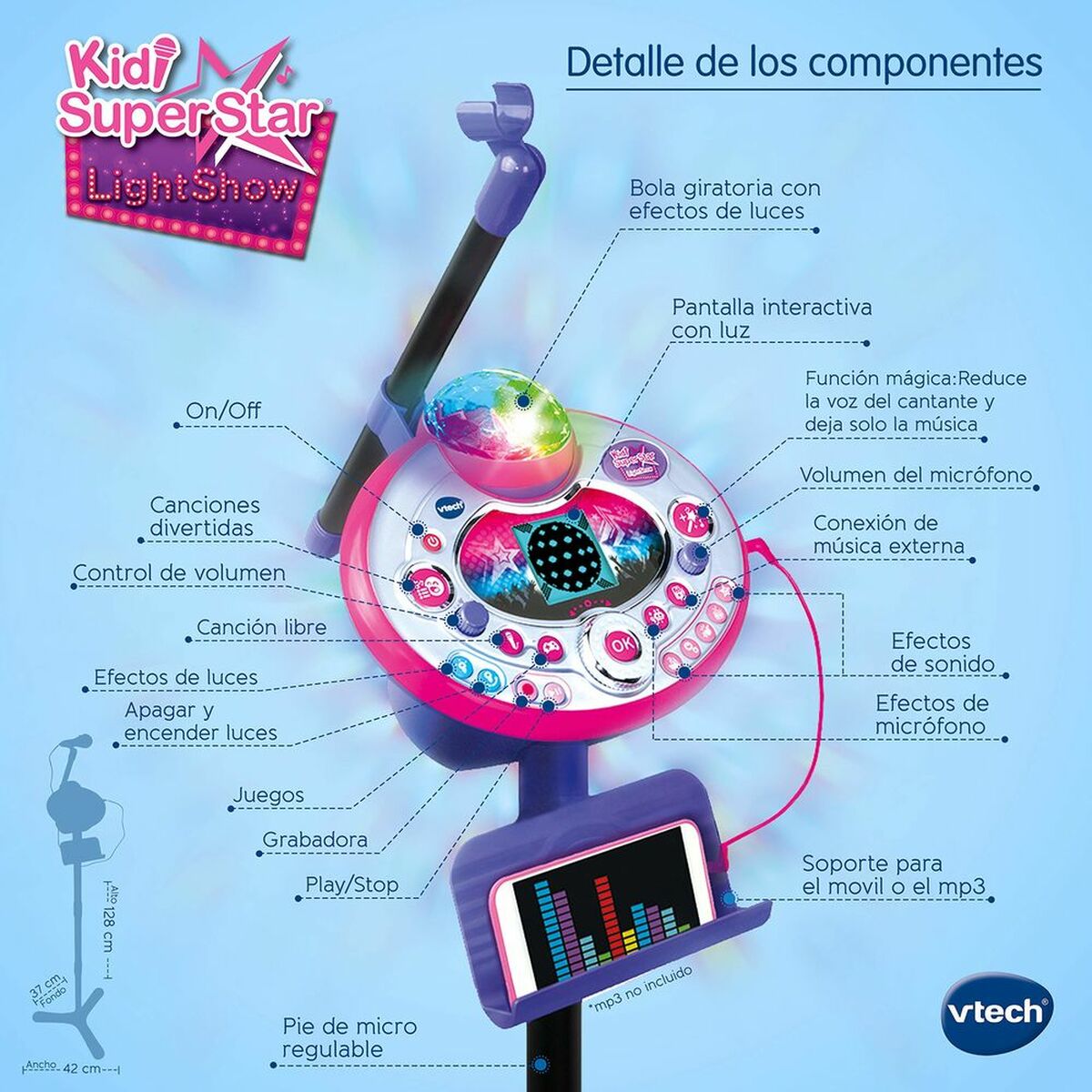 Karaoke Mikrofon Vtech Kidi Super Star - 10
