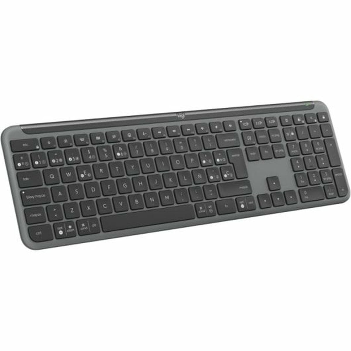 Tangentbord Logitech Grå Qwerty Spanska QWERTY