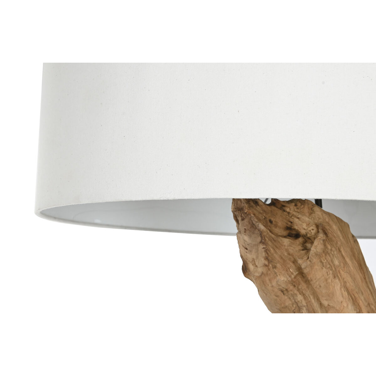 Taklampa Home ESPRIT Järn teakträ 65 x 65 x 50 cm - 2