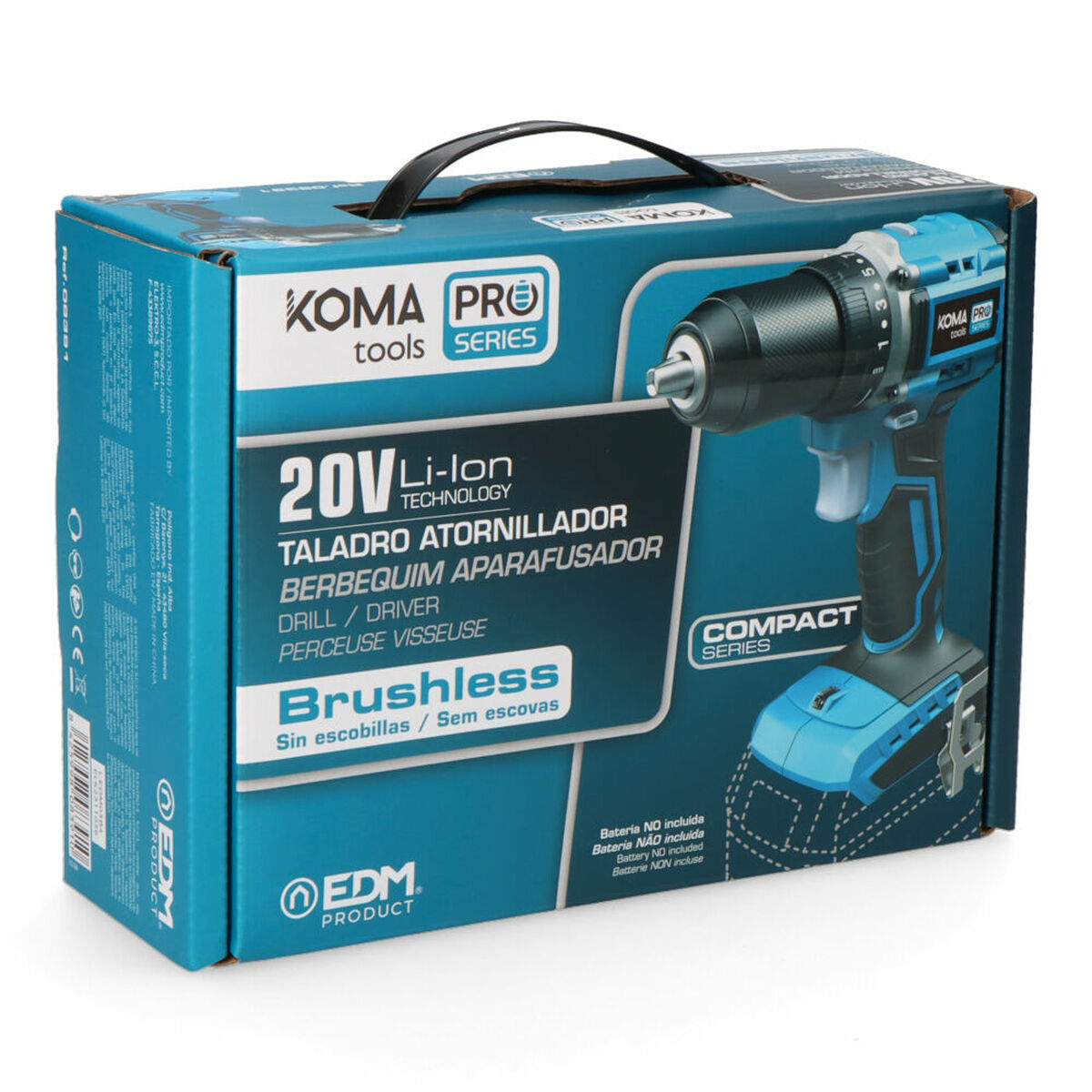 Förare borr Koma Tools Pro Series - Compact 50 Nm - 2