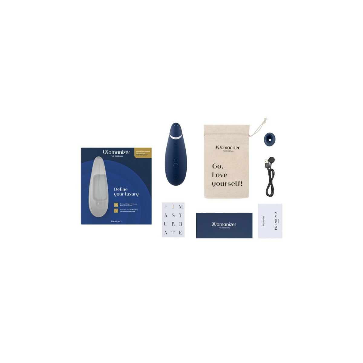 Vibrator Womanizer WOMANIZER PREMIUM 2 BLUEBERRY Blå - 4