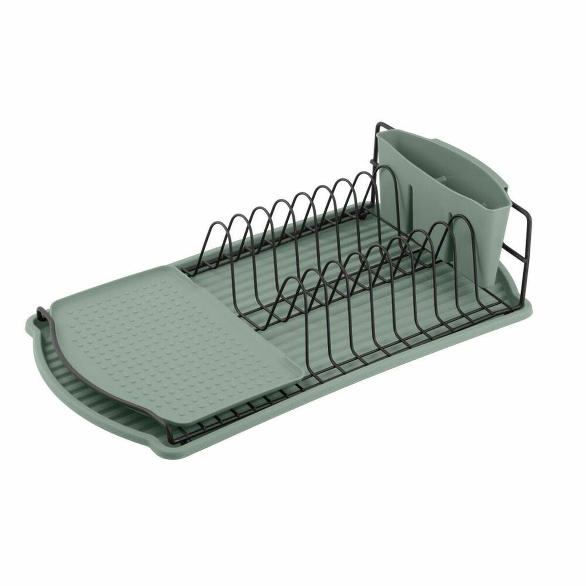 Diskställ DKD Home Decor Metall PP Ljusgrön (47,5 x 26,5 x 11 cm)