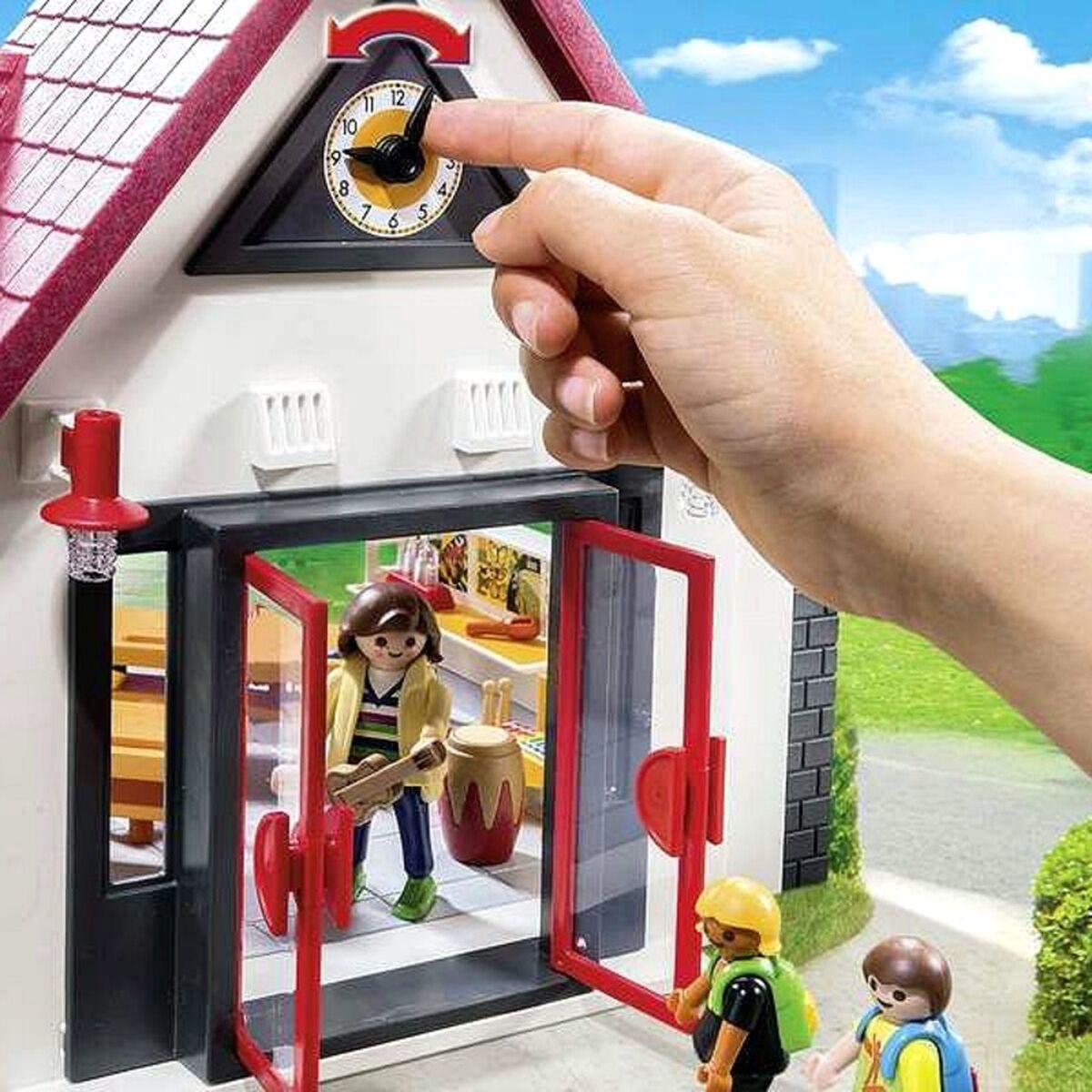 Playset Playmobil 6865 - City Life - School with Classroom - 3
