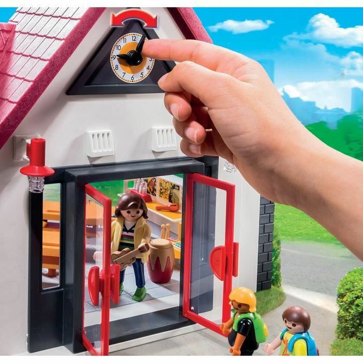 Playset Playmobil 6865 - City Life - School with Classroom - 7