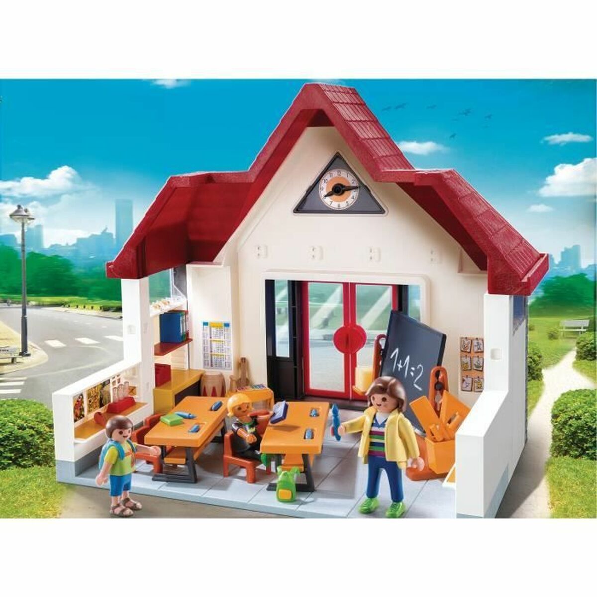 Playset Playmobil 6865 - City Life - School with Classroom - 5