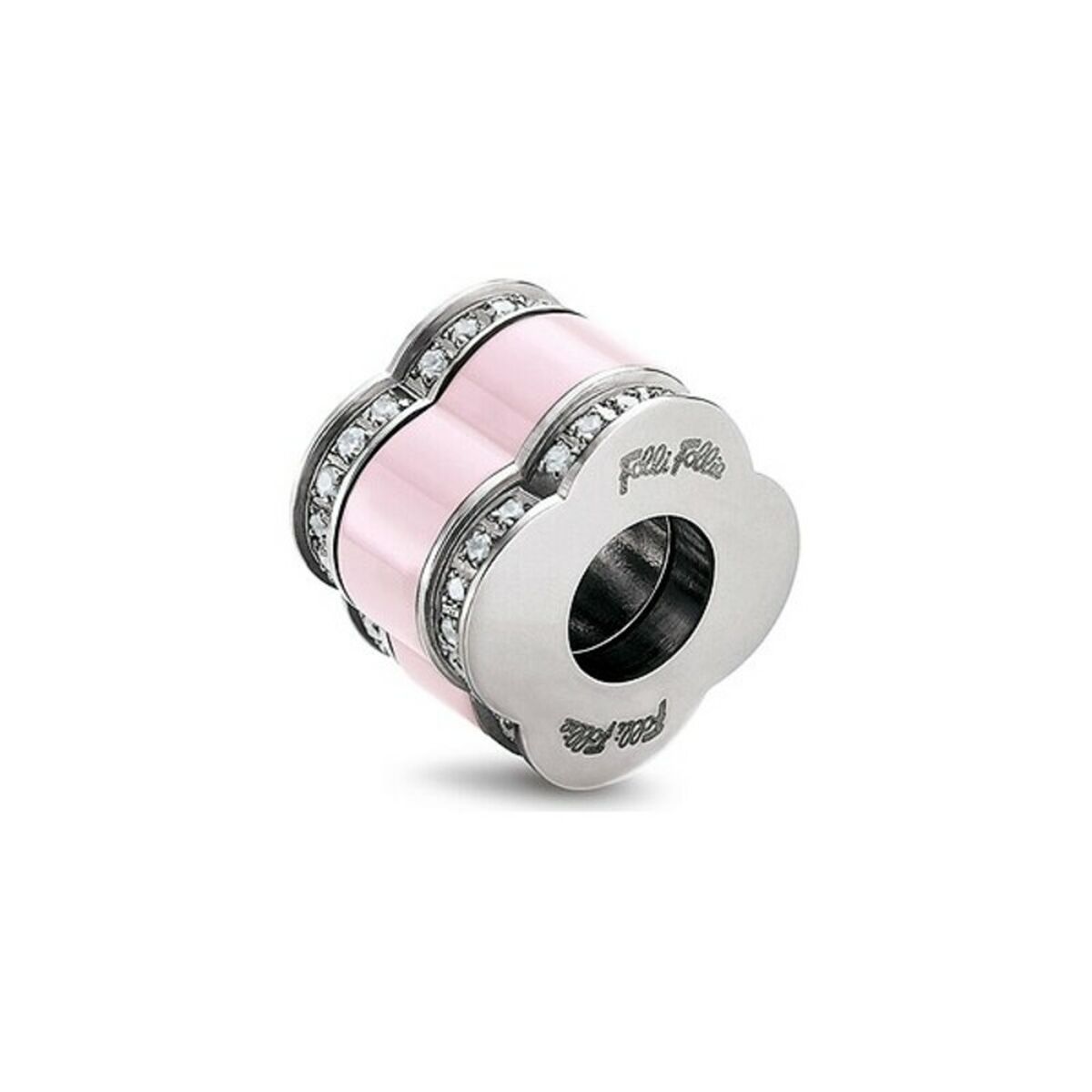 Dampärlor Folli Follie 3P16F003PC Rosa (1 cm) - 3