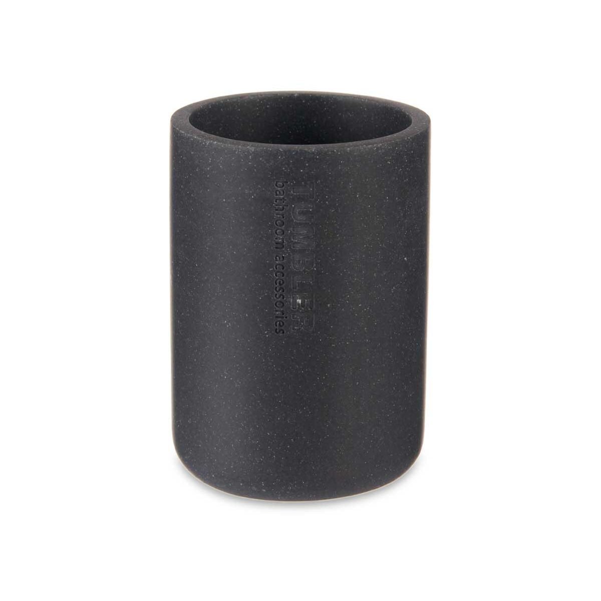 Tandborsthållare Svart Harts 7,8 x 10,5 x 7,8 cm (6 antal) - 5