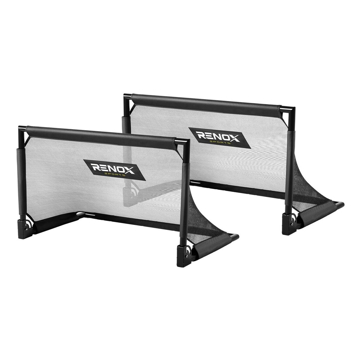 Set med 2 fotbollsmål Salta 5120                            Svart 100 x 60 x 60 cm (2 antal)
