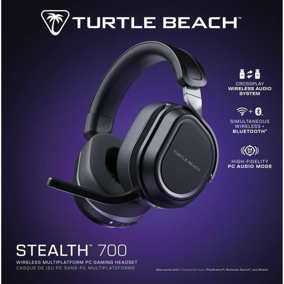 Hörlurar med Mikrofon Turtle Beach Stealth 700PC Svart - 2