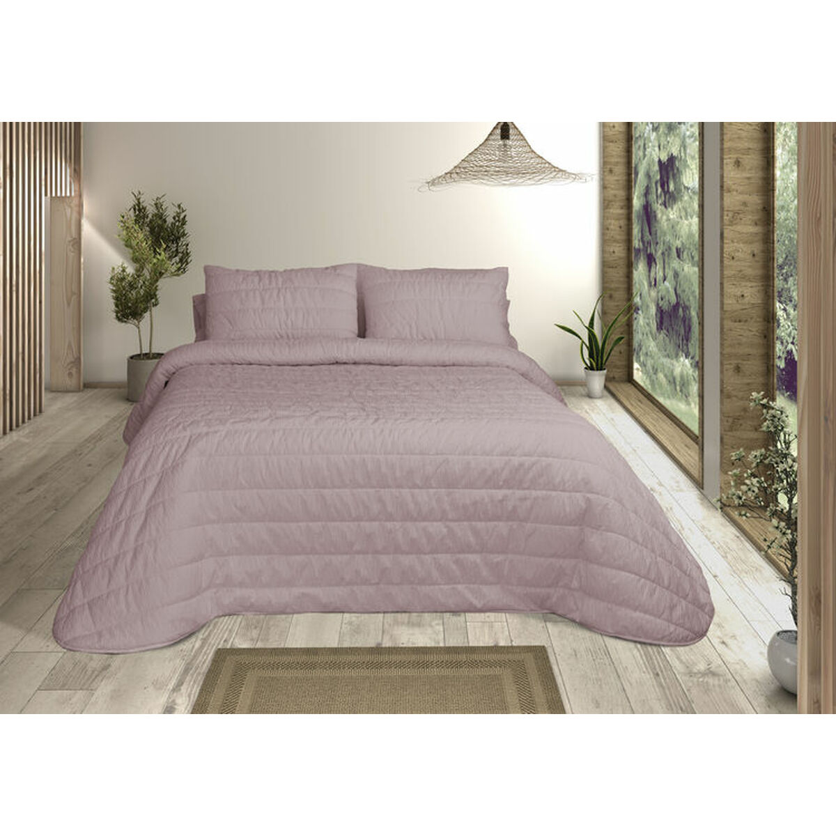 Sängöverdrag Pierre Cardin OLIMPIA Rosa Säng 105 (2 Delar) - 2