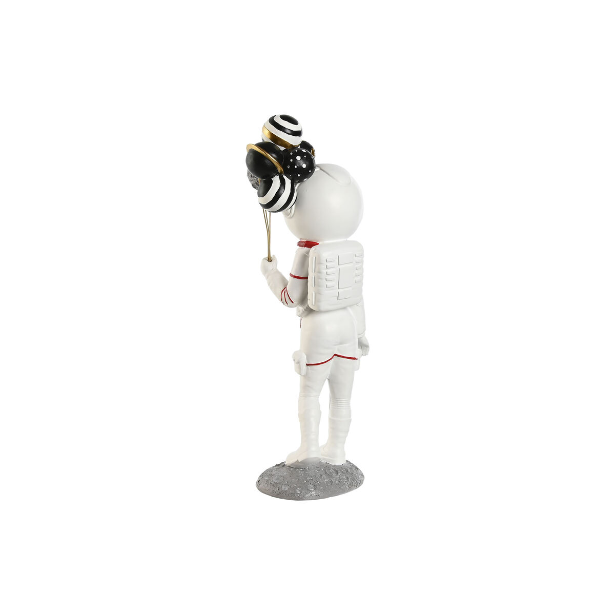 Prydnadsfigur Home ESPRIT Blå Vit Röd Kvinna Astronaut 16 x 12 x 41 cm (2 antal) - 4