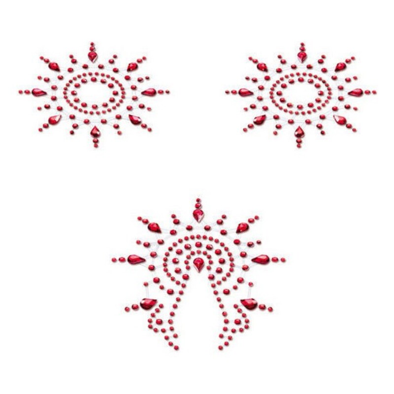 Gloria-set, rött Mystim (3 pcs)