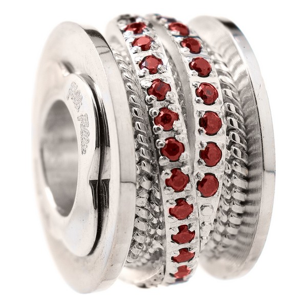 Dampärlor Folli Follie 3P16F004R Grå (1,5 cm) - 2