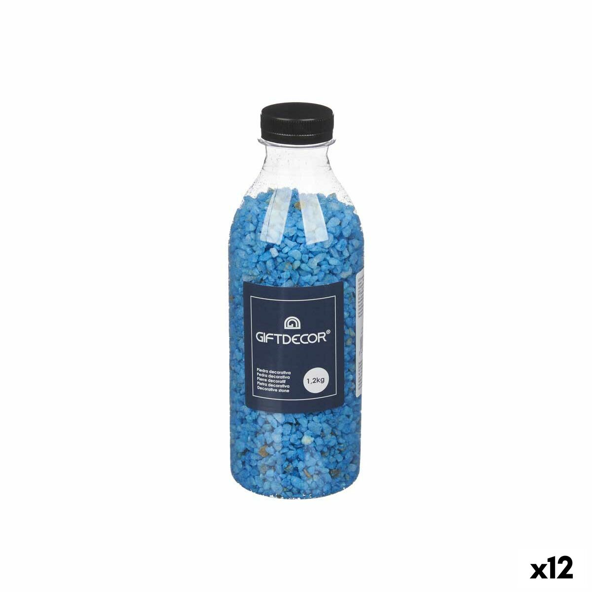 Dekorativa stenar Marmor Blå 1,2 kg (12 antal) - 5