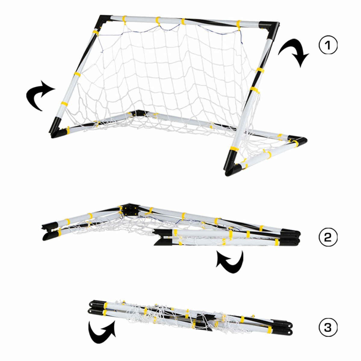 Fotbollsmål Colorbaby 90 x 59 x 59 cm Hopfällbar (4 antal) - 5