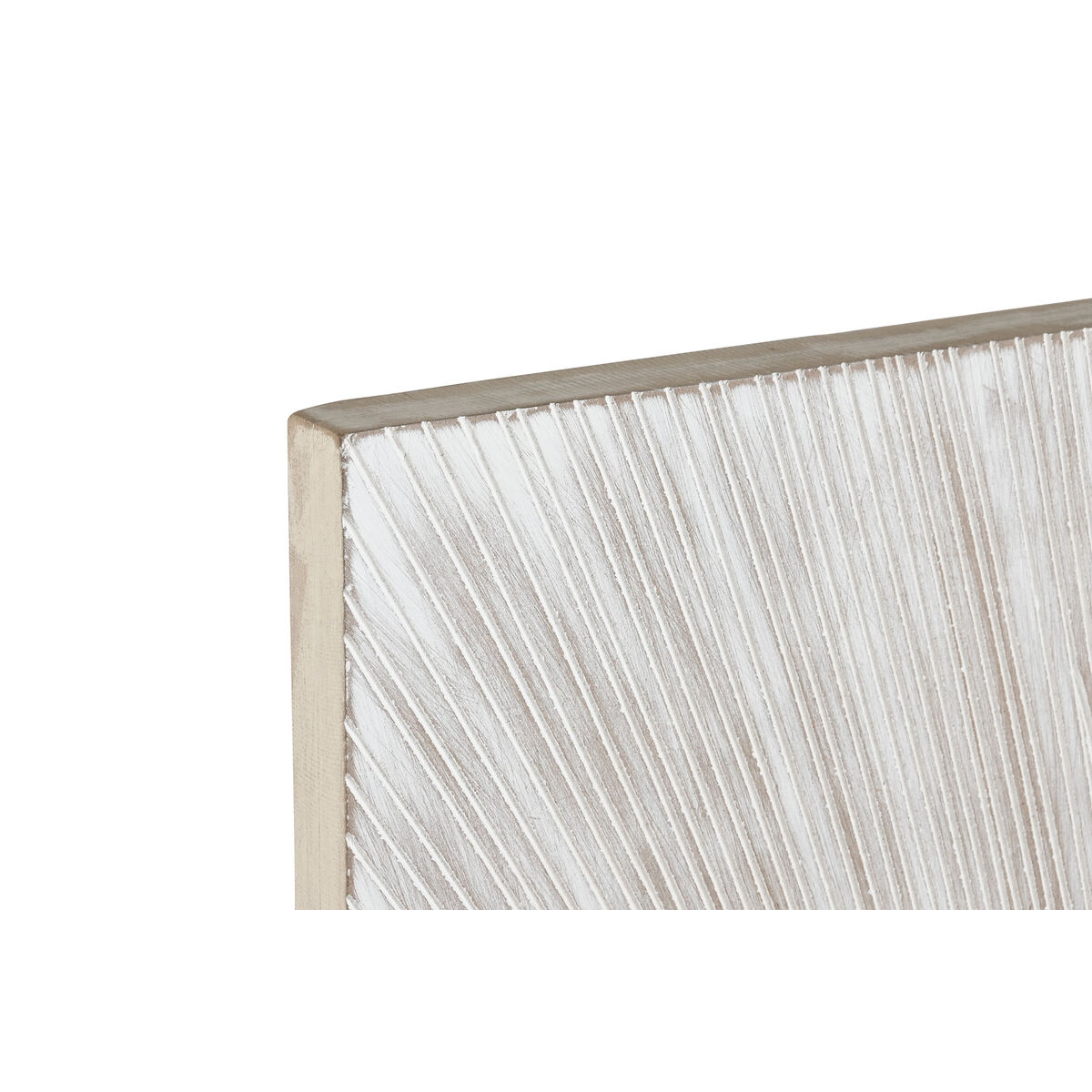 Sänggavel Home ESPRIT Vit 160 x 3 x 80 cm - 2