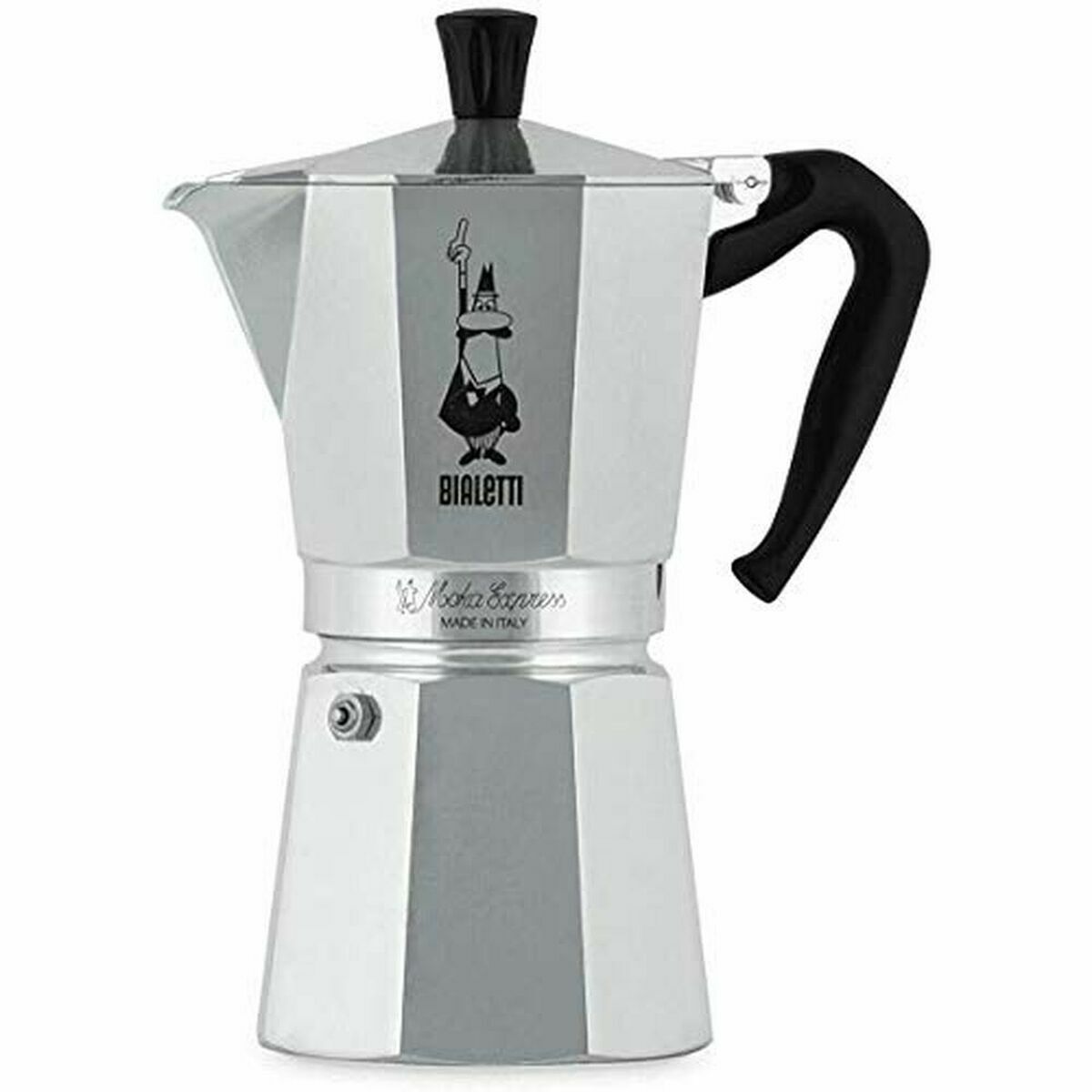 Italiensk Kaffepanna Bialetti 0001165/X4 Silvrig Metall Rostfritt stål Aluminium 1 L - 3