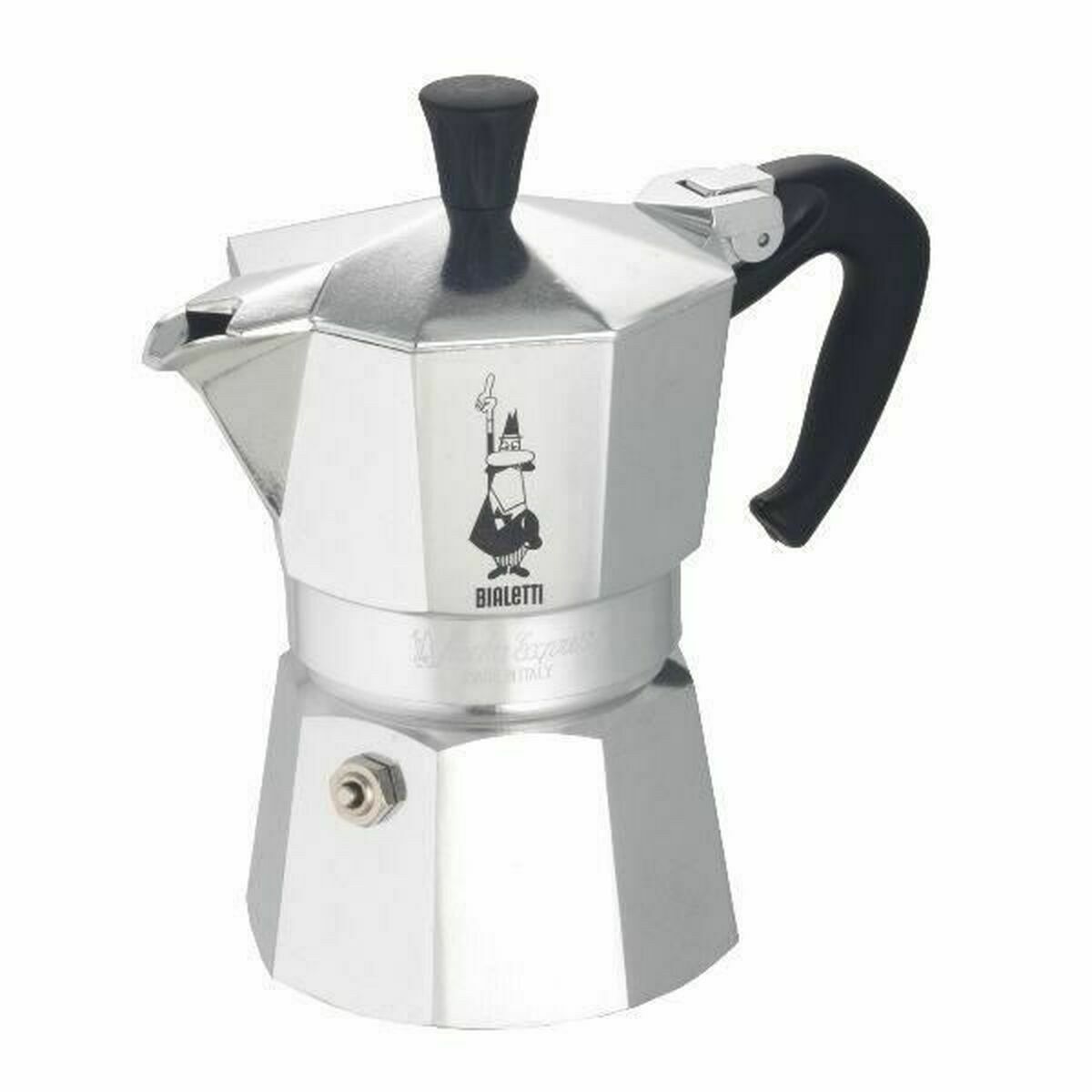 Italiensk Kaffepanna Bialetti 0001165/X4 Silvrig Metall Rostfritt stål Aluminium 1 L