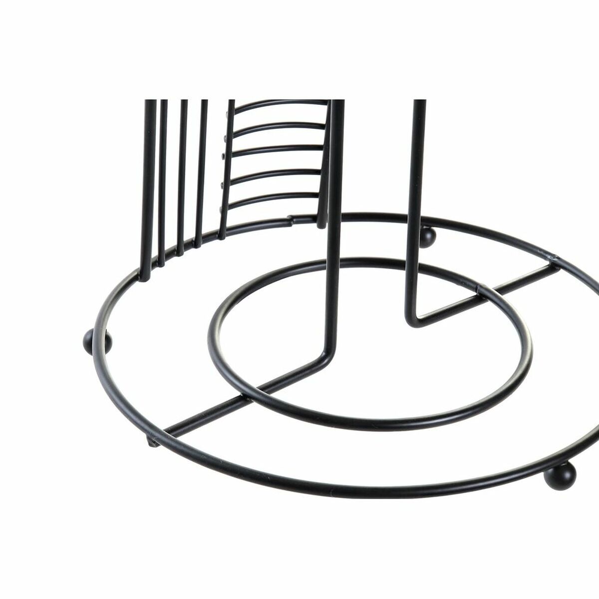 Hushållspappershållare DKD Home Decor Svart Metall (18,5 x 18,5 x 31,5 cm) - 3
