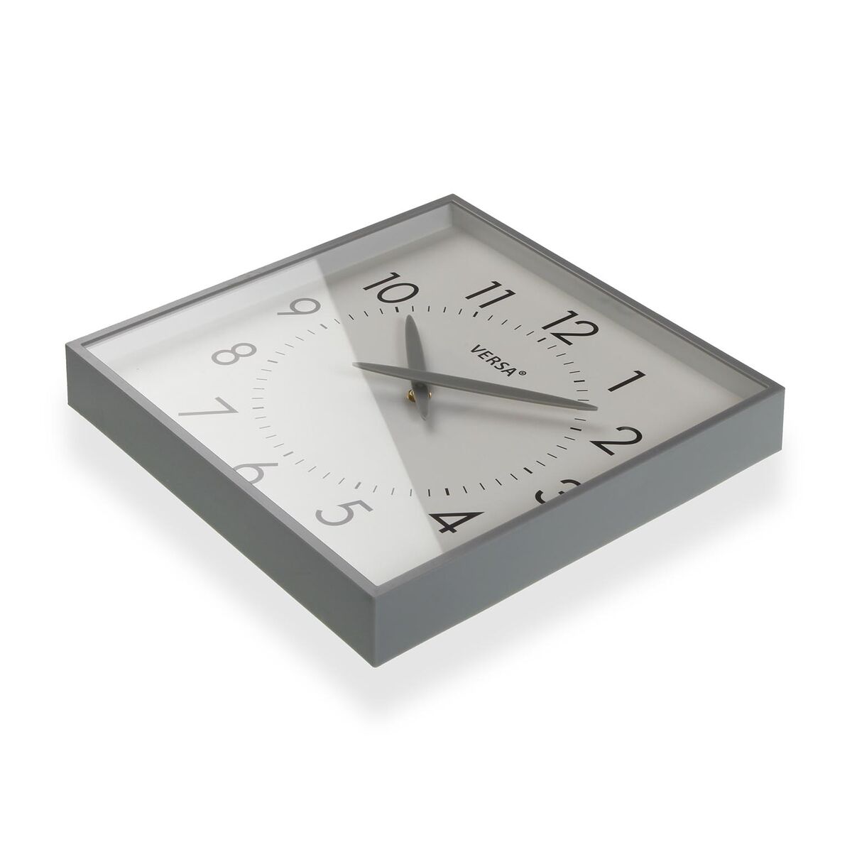 Väggklocka Versa Grå Plast 4,1 X 28,3 X 28,3 CM - 2