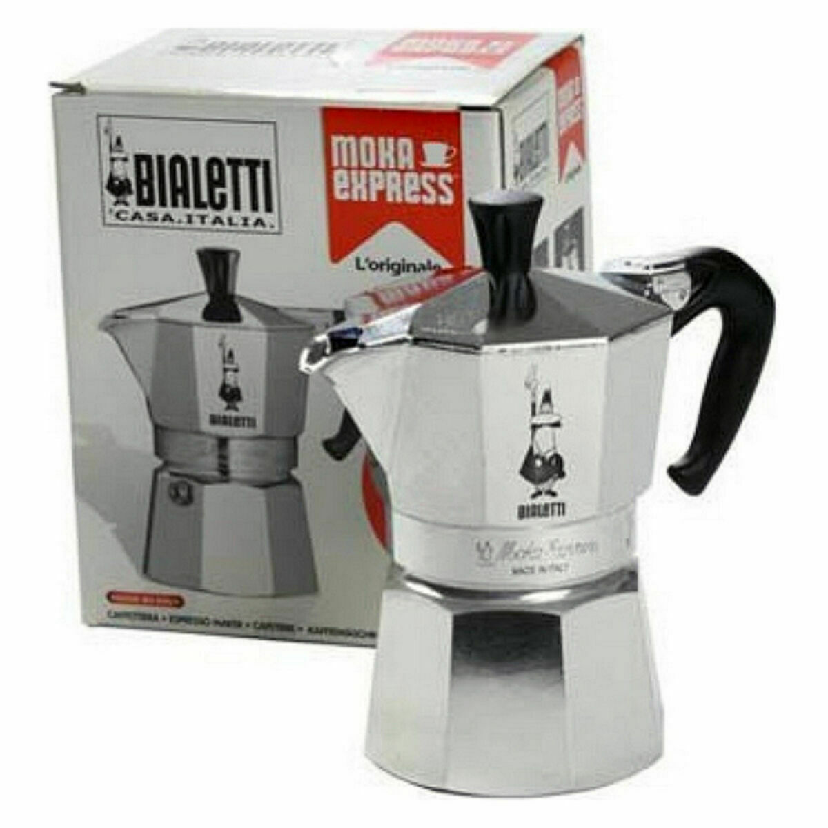 Italiensk Kaffepanna Bialetti 0001166/MR Silvrig Aluminium 12 Csészék - 3