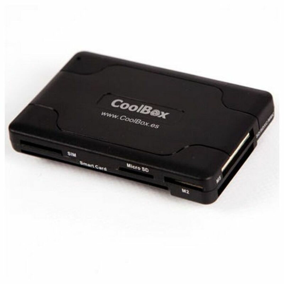 Extern Kortläsare CoolBox CRE-065A Svart - 2
